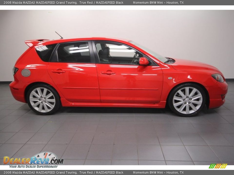 2008 Mazda MAZDA3 MAZDASPEED Grand Touring True Red / MAZDASPEED Black Photo #7