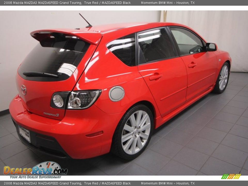 2008 Mazda MAZDA3 MAZDASPEED Grand Touring True Red / MAZDASPEED Black Photo #10