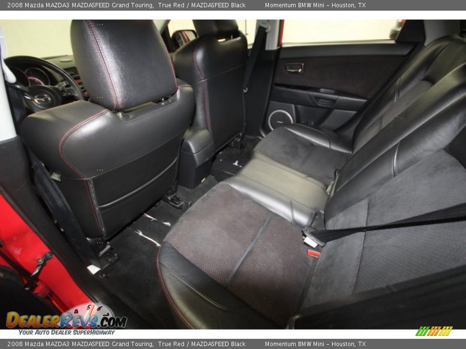 Rear Seat of 2008 Mazda MAZDA3 MAZDASPEED Grand Touring Photo #28