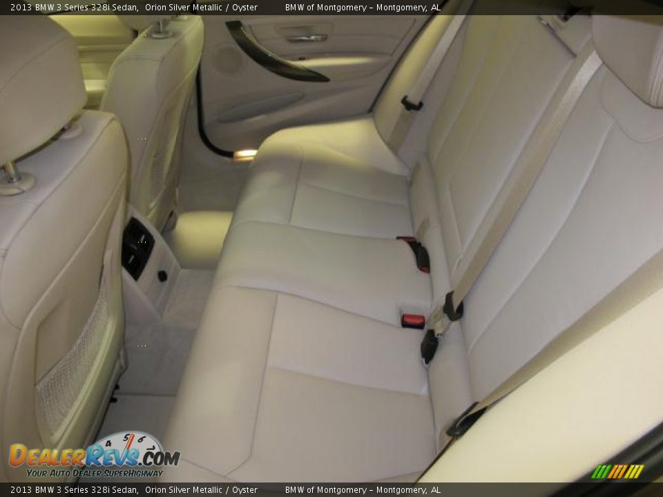 Rear Seat of 2013 BMW 3 Series 328i Sedan Photo #8