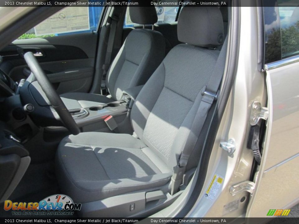 2013 Chevrolet Malibu LS Champagne Silver Metallic / Jet Black/Titanium Photo #11
