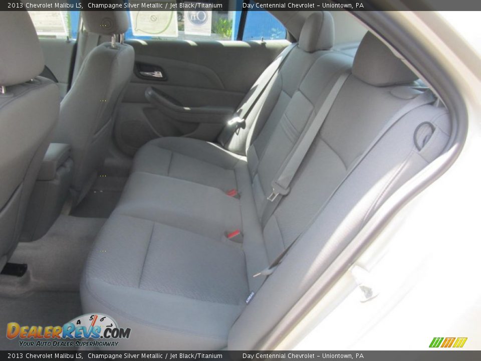 2013 Chevrolet Malibu LS Champagne Silver Metallic / Jet Black/Titanium Photo #12