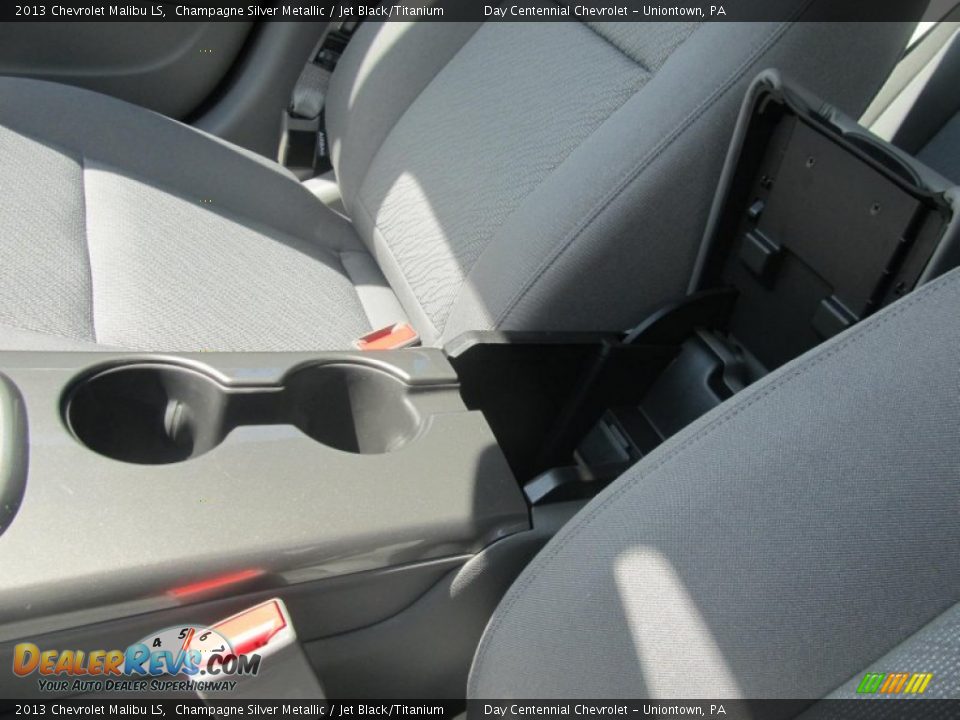 2013 Chevrolet Malibu LS Champagne Silver Metallic / Jet Black/Titanium Photo #18
