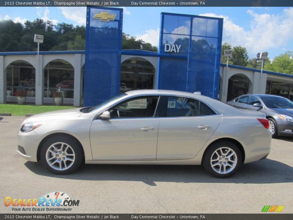 2013 Chevrolet Malibu LT Champagne Silver Metallic / Jet Black Photo #2