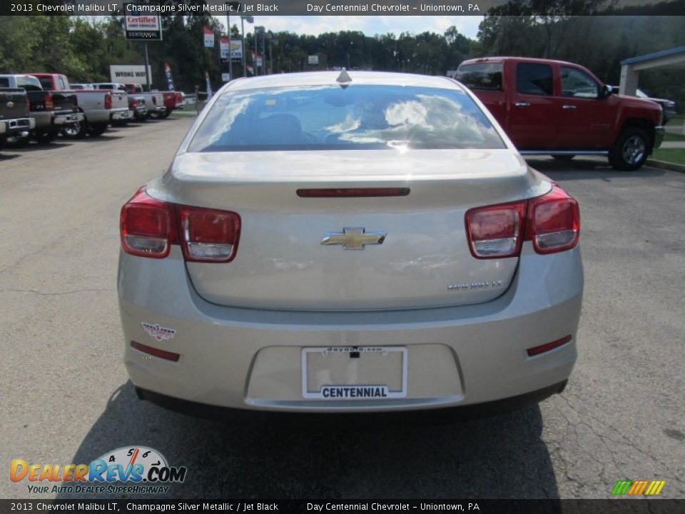 2013 Chevrolet Malibu LT Champagne Silver Metallic / Jet Black Photo #4