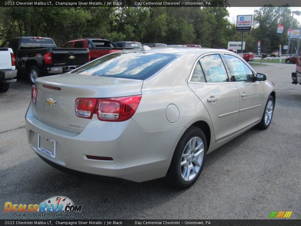 2013 Chevrolet Malibu LT Champagne Silver Metallic / Jet Black Photo #5