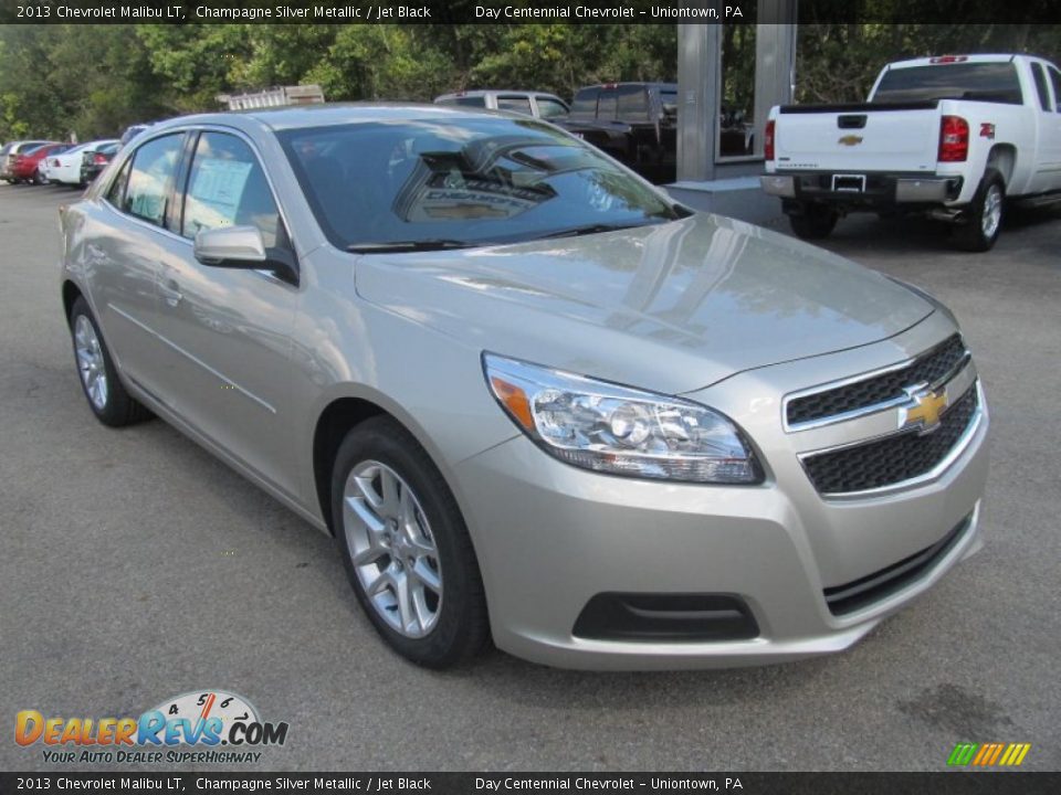 2013 Chevrolet Malibu LT Champagne Silver Metallic / Jet Black Photo #7