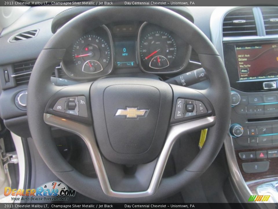 2013 Chevrolet Malibu LT Champagne Silver Metallic / Jet Black Photo #12