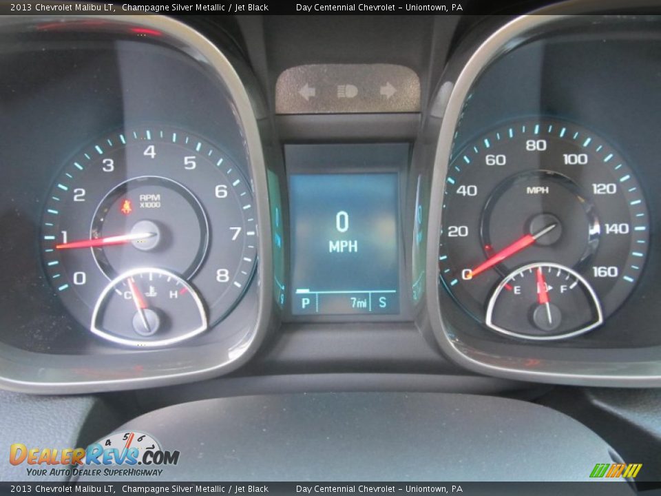 2013 Chevrolet Malibu LT Champagne Silver Metallic / Jet Black Photo #20