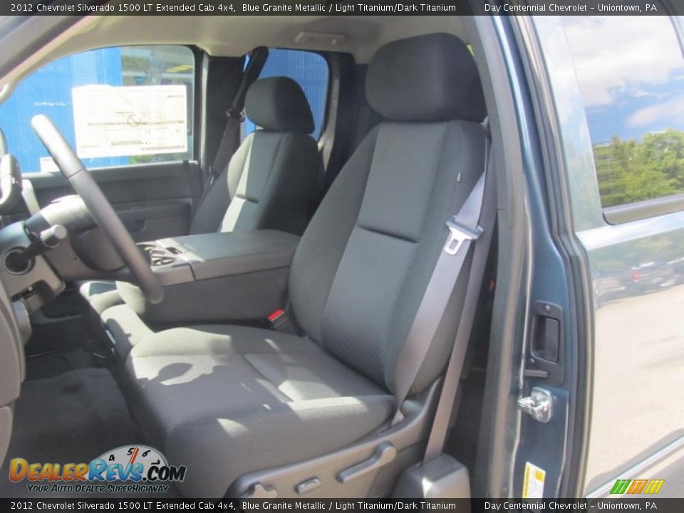 2012 Chevrolet Silverado 1500 LT Extended Cab 4x4 Blue Granite Metallic / Light Titanium/Dark Titanium Photo #12