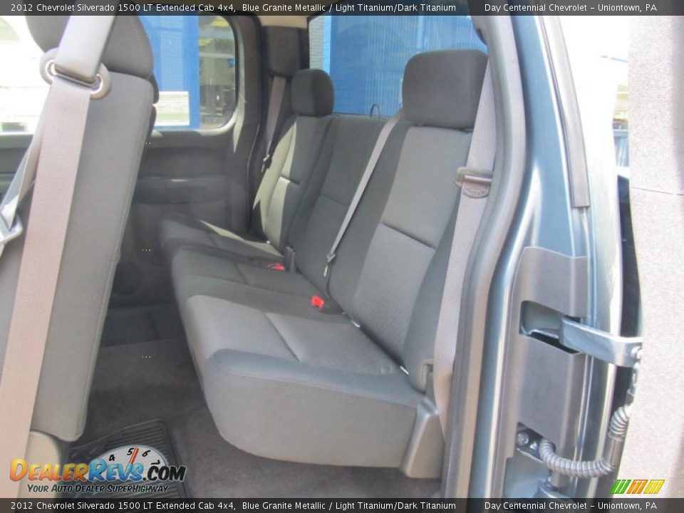 2012 Chevrolet Silverado 1500 LT Extended Cab 4x4 Blue Granite Metallic / Light Titanium/Dark Titanium Photo #13
