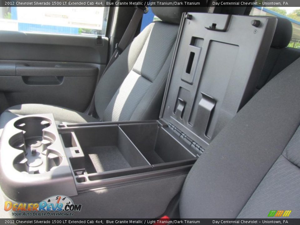 2012 Chevrolet Silverado 1500 LT Extended Cab 4x4 Blue Granite Metallic / Light Titanium/Dark Titanium Photo #14