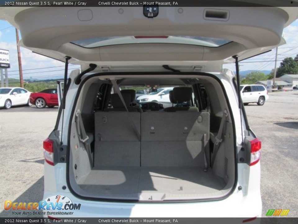 2012 Nissan Quest 3.5 S Pearl White / Gray Photo #27