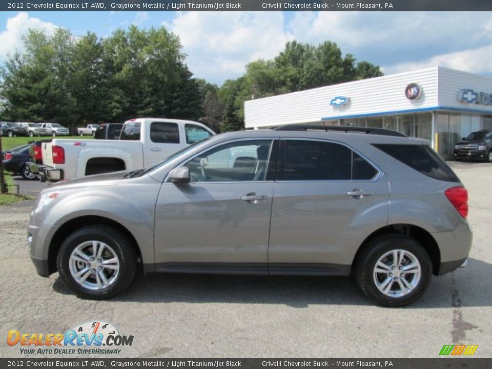 2012 Chevrolet Equinox LT AWD Graystone Metallic / Light Titanium/Jet Black Photo #2