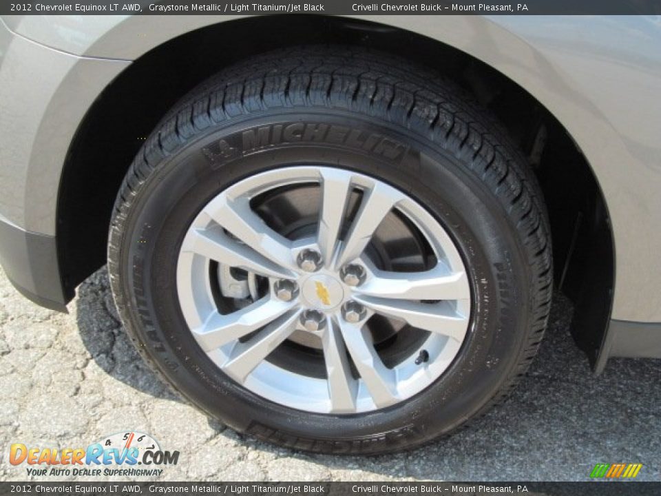 2012 Chevrolet Equinox LT AWD Graystone Metallic / Light Titanium/Jet Black Photo #3