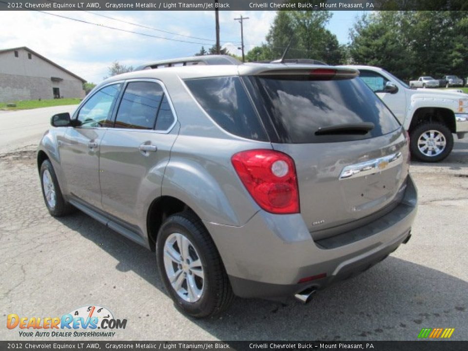 2012 Chevrolet Equinox LT AWD Graystone Metallic / Light Titanium/Jet Black Photo #4