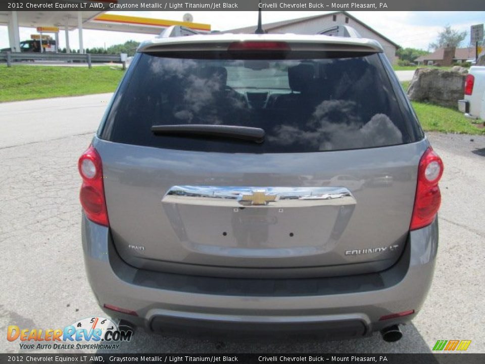 2012 Chevrolet Equinox LT AWD Graystone Metallic / Light Titanium/Jet Black Photo #5