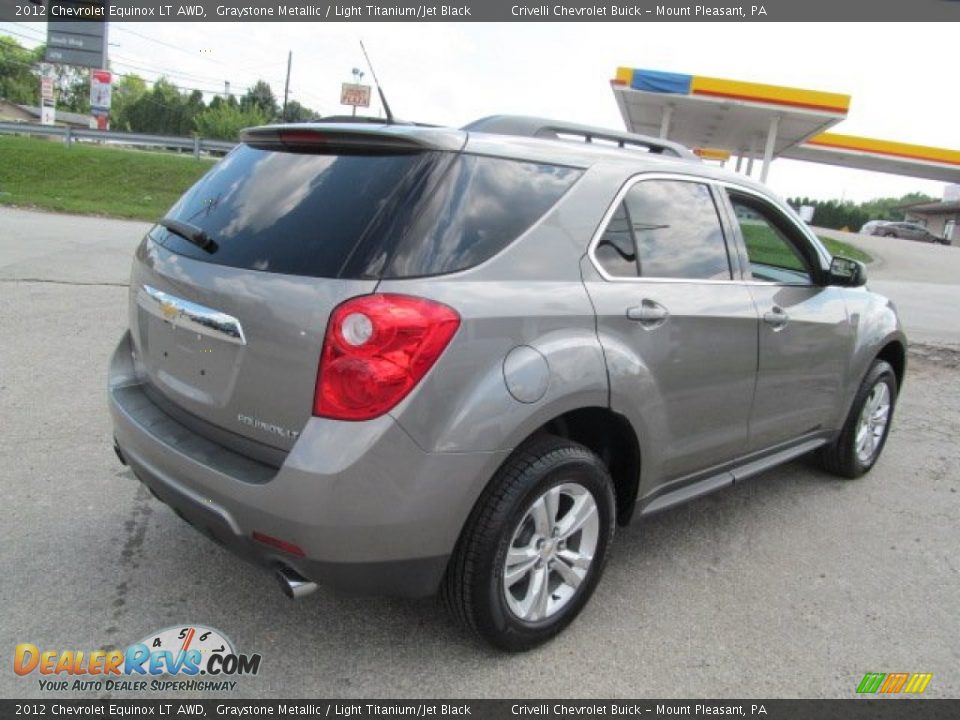 2012 Chevrolet Equinox LT AWD Graystone Metallic / Light Titanium/Jet Black Photo #9