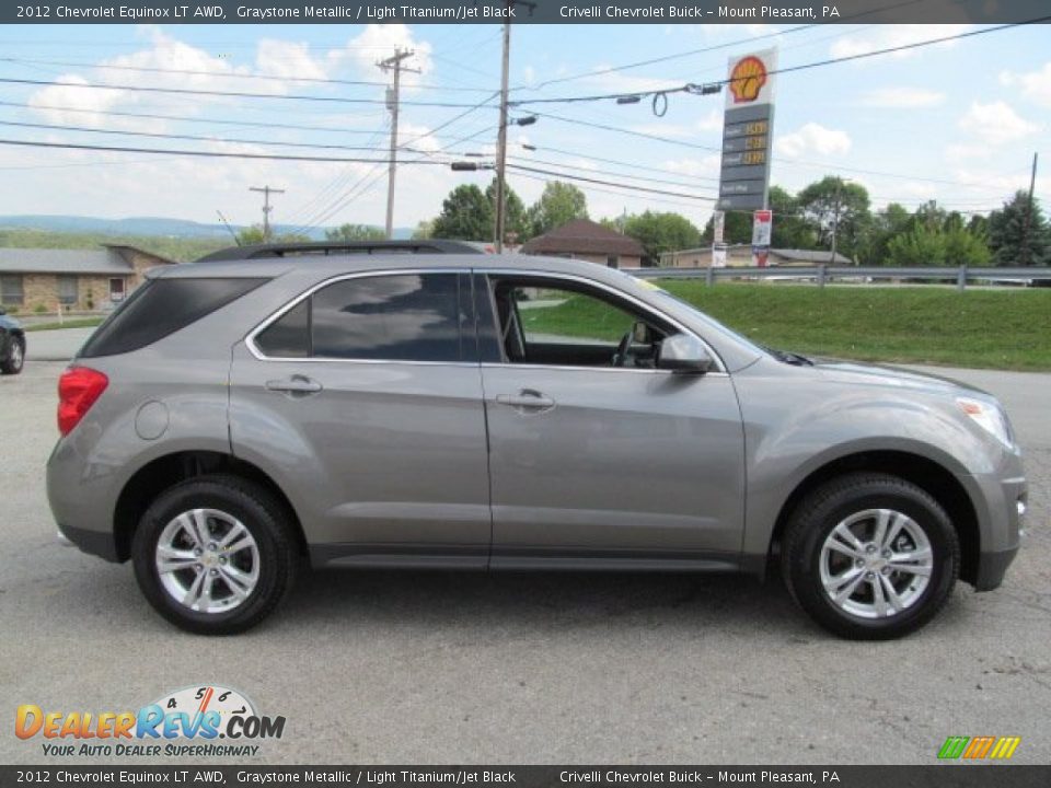 2012 Chevrolet Equinox LT AWD Graystone Metallic / Light Titanium/Jet Black Photo #10