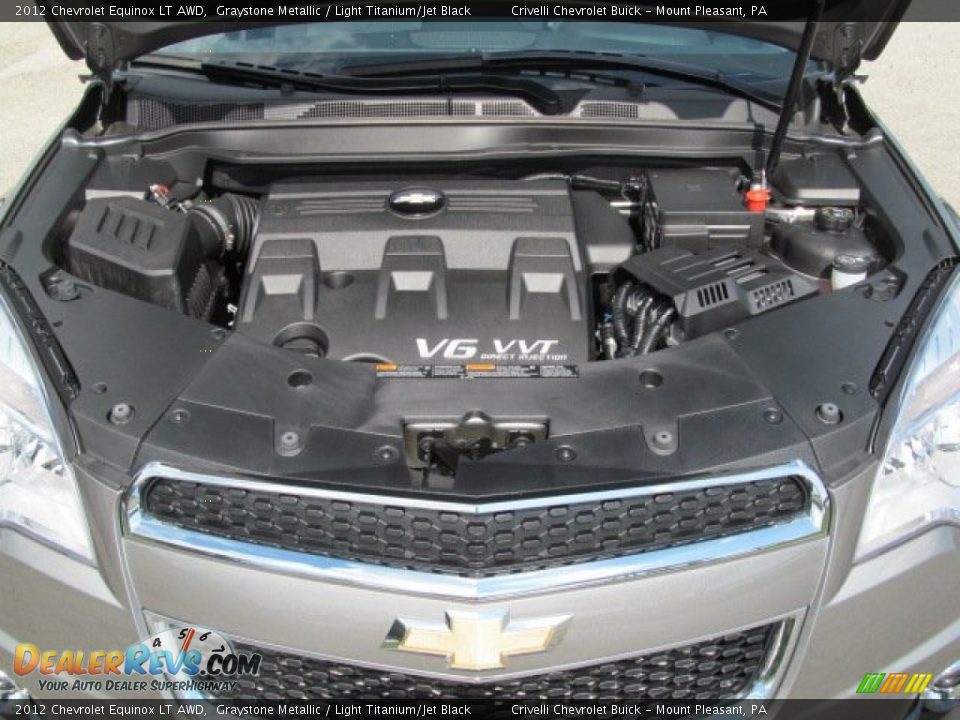 2012 Chevrolet Equinox LT AWD Graystone Metallic / Light Titanium/Jet Black Photo #14