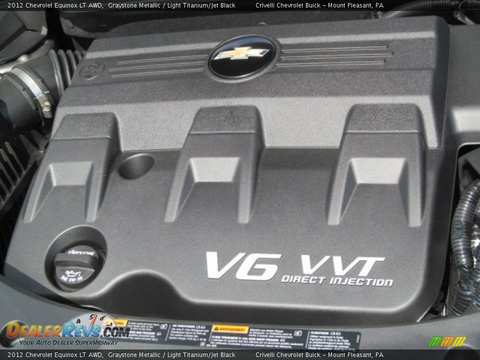 2012 Chevrolet Equinox LT AWD Graystone Metallic / Light Titanium/Jet Black Photo #15