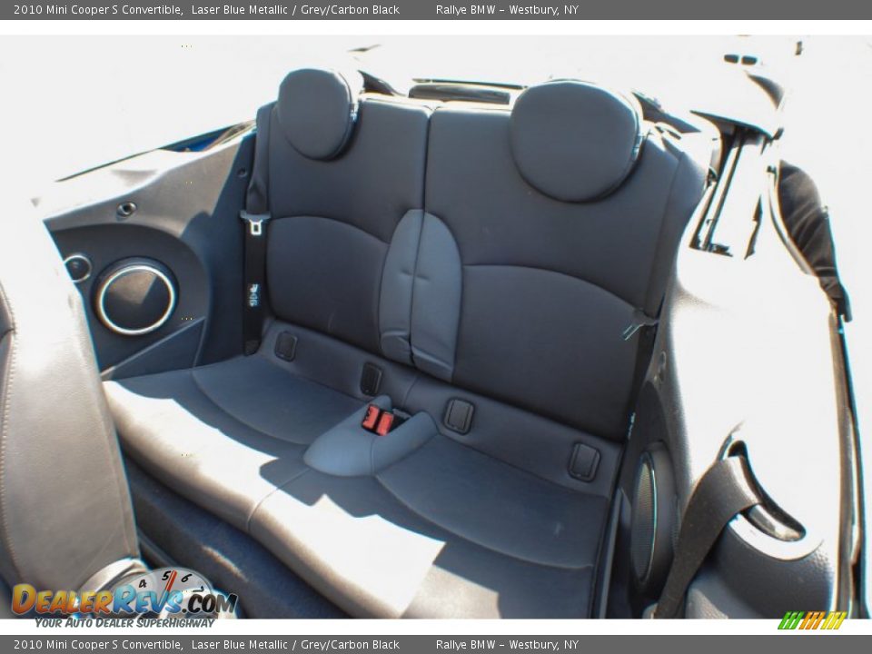 2010 Mini Cooper S Convertible Laser Blue Metallic / Grey/Carbon Black Photo #17