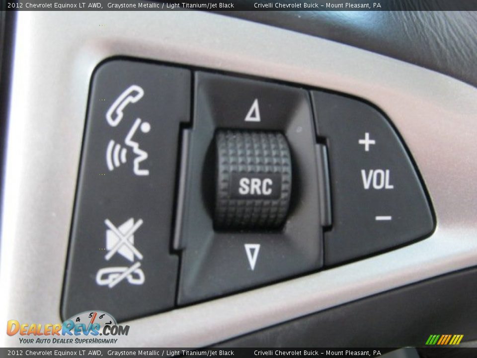 2012 Chevrolet Equinox LT AWD Graystone Metallic / Light Titanium/Jet Black Photo #22