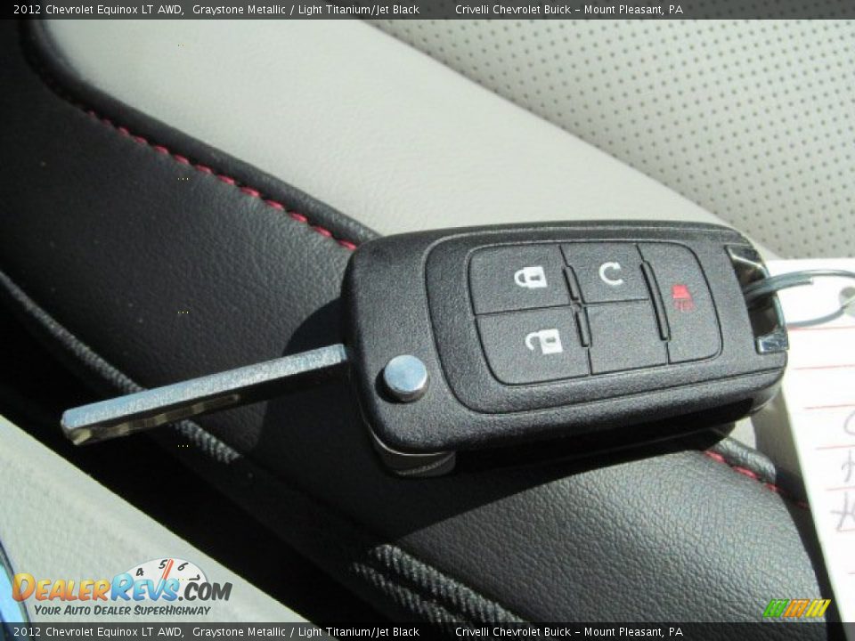 2012 Chevrolet Equinox LT AWD Graystone Metallic / Light Titanium/Jet Black Photo #33