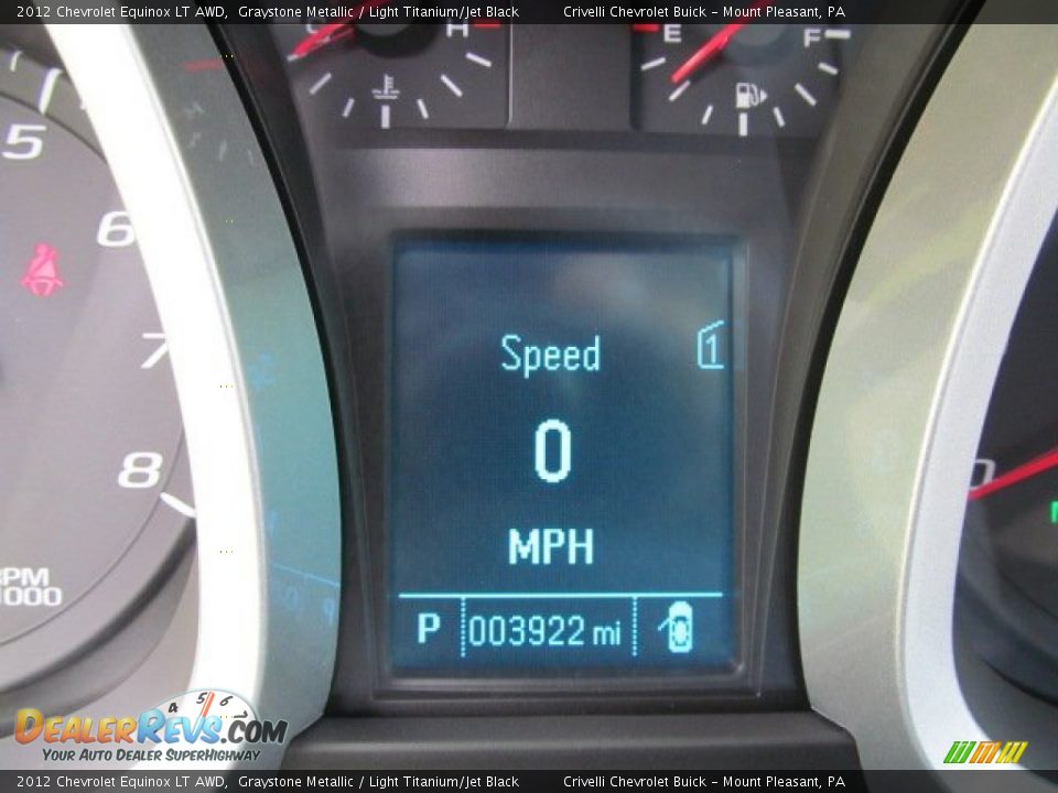 2012 Chevrolet Equinox LT AWD Graystone Metallic / Light Titanium/Jet Black Photo #35