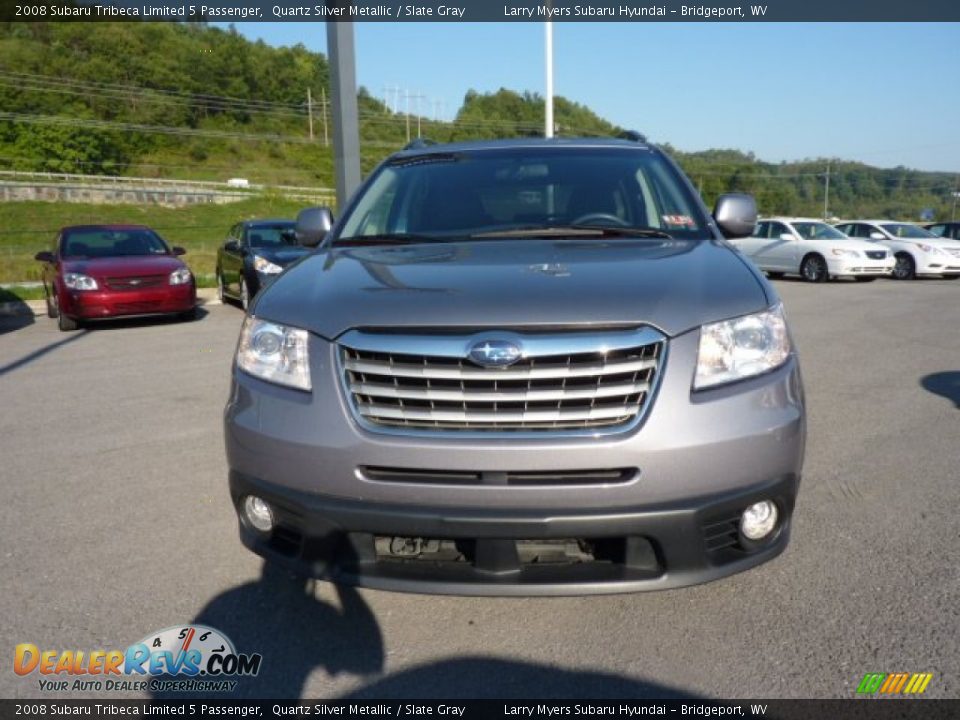 2008 Subaru Tribeca Limited 5 Passenger Quartz Silver Metallic / Slate Gray Photo #2