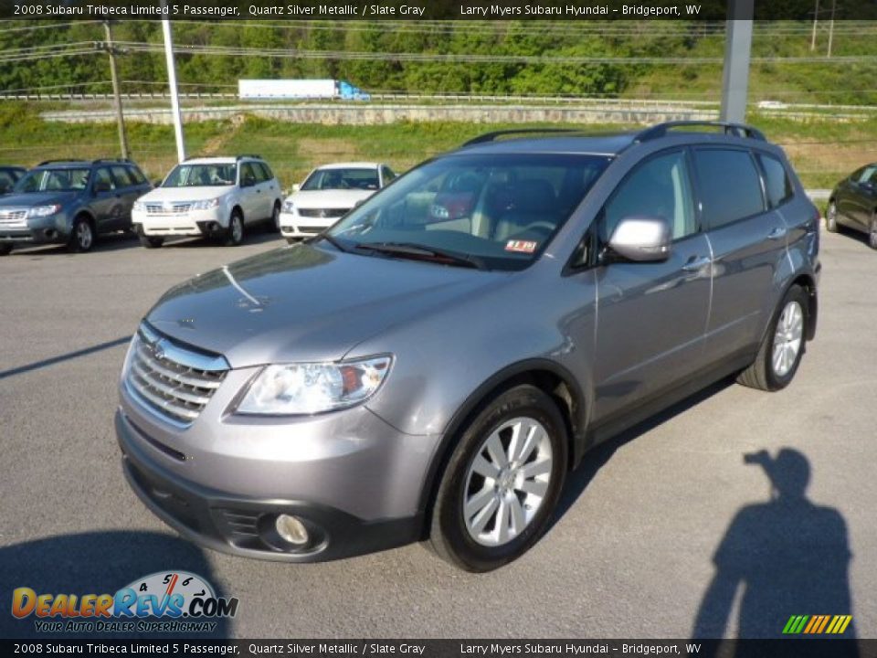 2008 Subaru Tribeca Limited 5 Passenger Quartz Silver Metallic / Slate Gray Photo #3