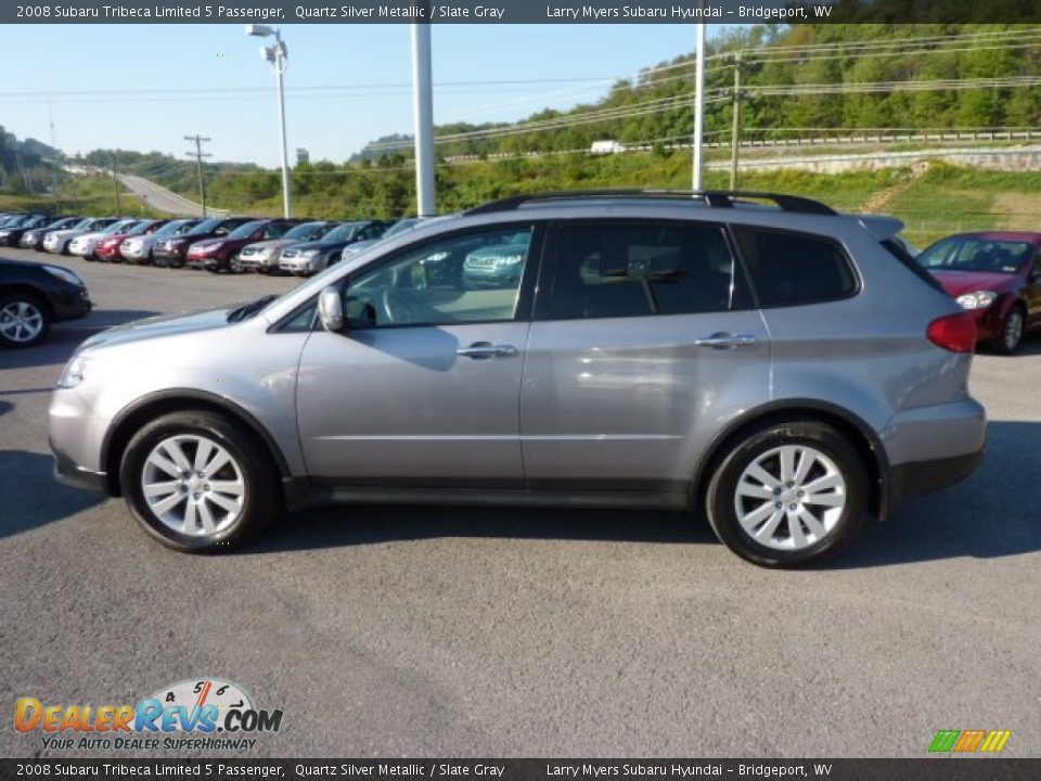2008 Subaru Tribeca Limited 5 Passenger Quartz Silver Metallic / Slate Gray Photo #4