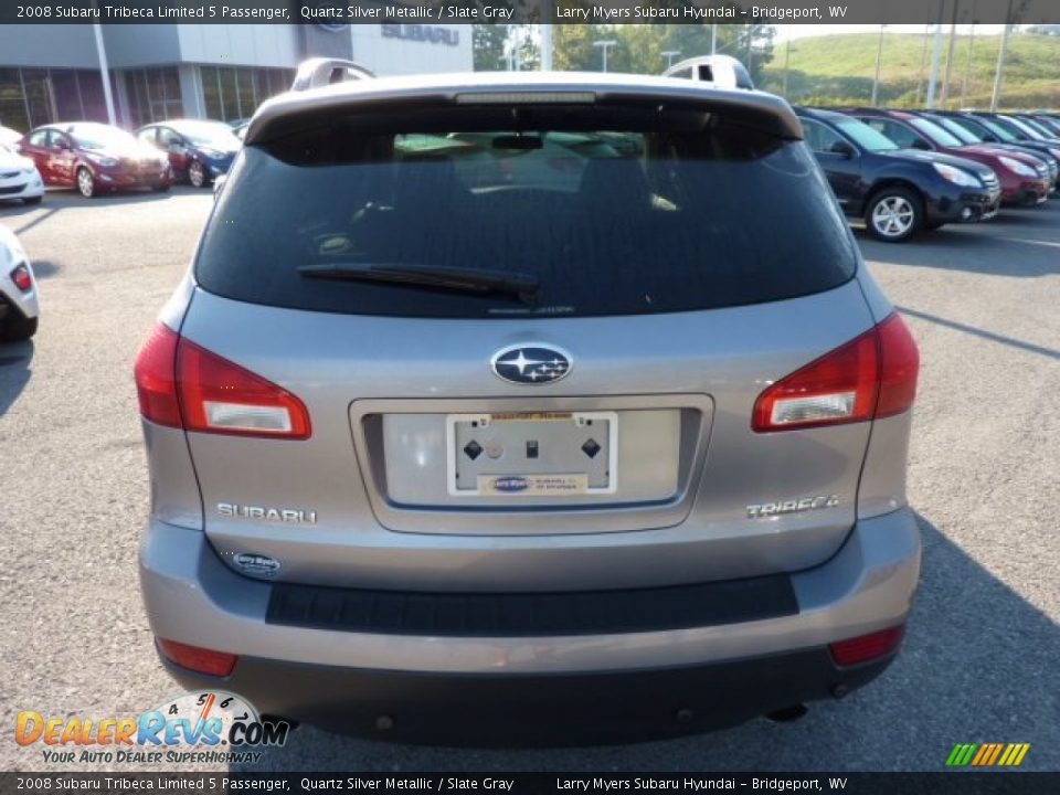 2008 Subaru Tribeca Limited 5 Passenger Quartz Silver Metallic / Slate Gray Photo #6