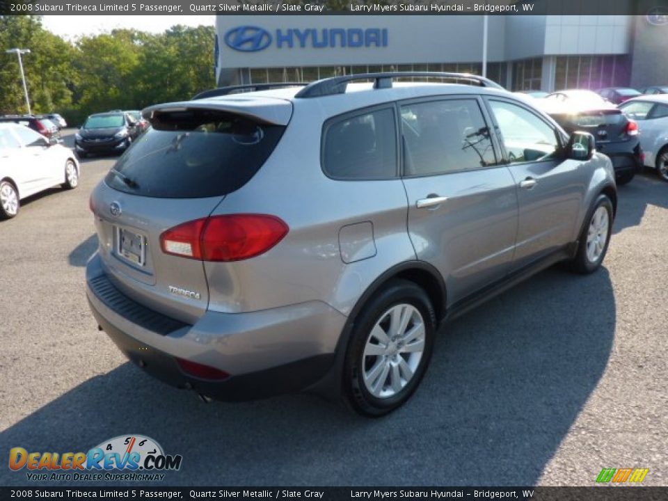 2008 Subaru Tribeca Limited 5 Passenger Quartz Silver Metallic / Slate Gray Photo #7