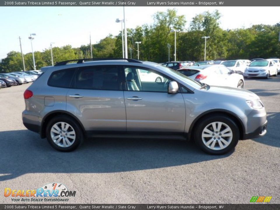 2008 Subaru Tribeca Limited 5 Passenger Quartz Silver Metallic / Slate Gray Photo #8