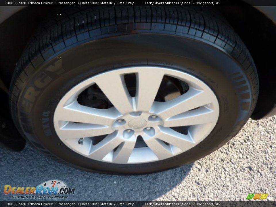2008 Subaru Tribeca Limited 5 Passenger Quartz Silver Metallic / Slate Gray Photo #9