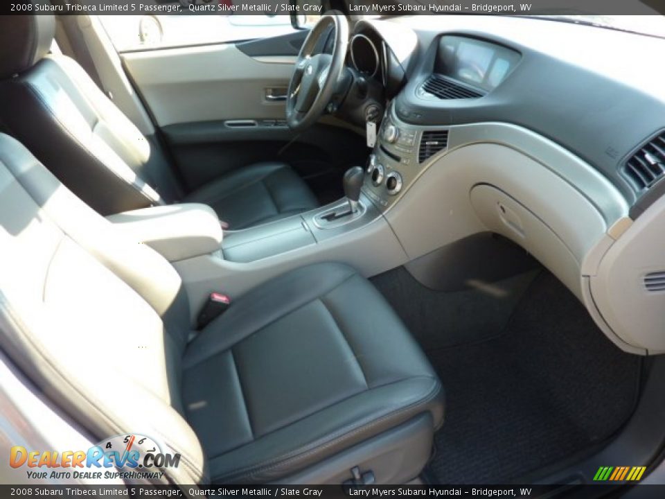 2008 Subaru Tribeca Limited 5 Passenger Quartz Silver Metallic / Slate Gray Photo #10