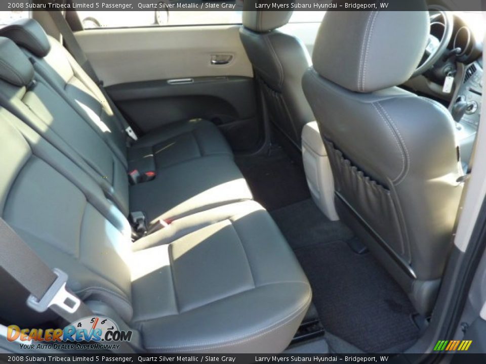 2008 Subaru Tribeca Limited 5 Passenger Quartz Silver Metallic / Slate Gray Photo #12