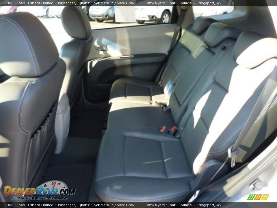 2008 Subaru Tribeca Limited 5 Passenger Quartz Silver Metallic / Slate Gray Photo #14