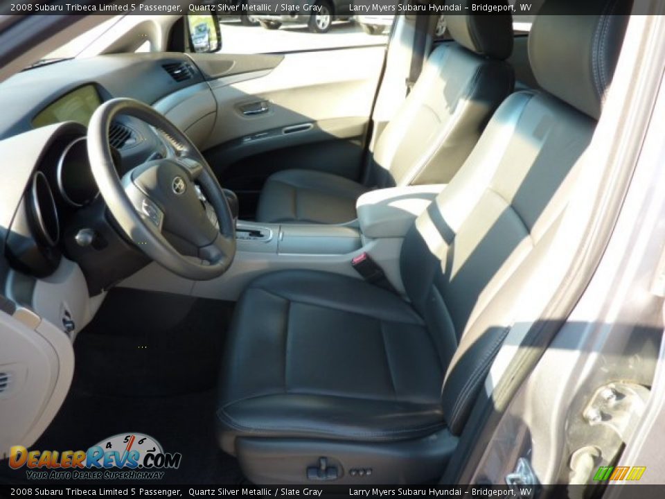 2008 Subaru Tribeca Limited 5 Passenger Quartz Silver Metallic / Slate Gray Photo #16