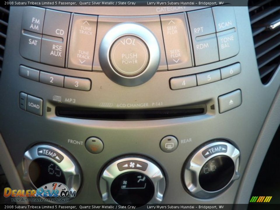 2008 Subaru Tribeca Limited 5 Passenger Quartz Silver Metallic / Slate Gray Photo #19