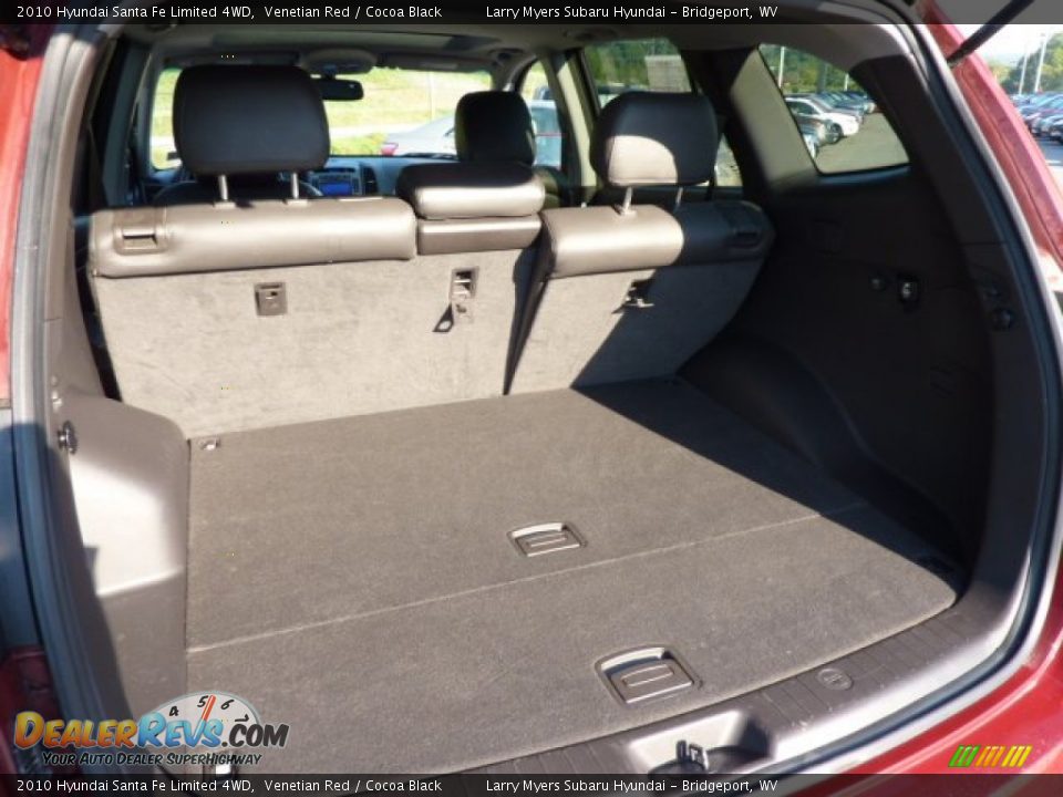 2010 Hyundai Santa Fe Limited 4WD Venetian Red / Cocoa Black Photo #13