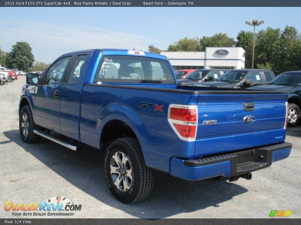 Rear 3/4 View - 2013 Ford F150