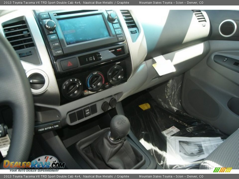 2013 Toyota Tacoma V6 TRD Sport Double Cab 4x4 Nautical Blue Metallic / Graphite Photo #6