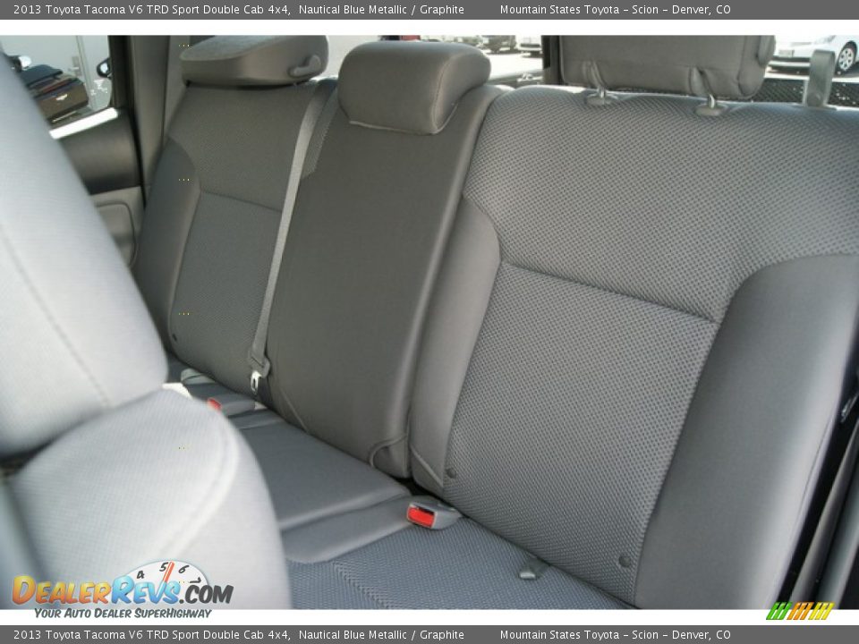2013 Toyota Tacoma V6 TRD Sport Double Cab 4x4 Nautical Blue Metallic / Graphite Photo #7