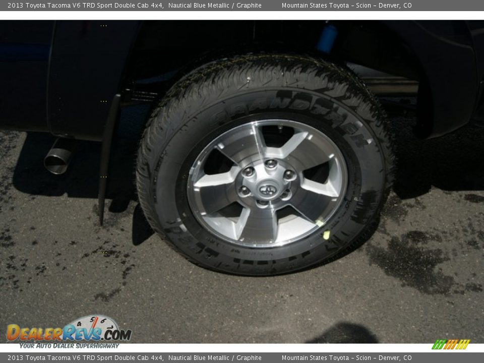 2013 Toyota Tacoma V6 TRD Sport Double Cab 4x4 Nautical Blue Metallic / Graphite Photo #9