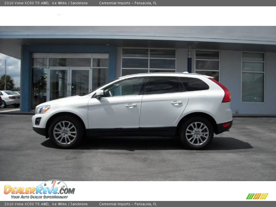 2010 Volvo XC60 T6 AWD Ice White / Sandstone Photo #2