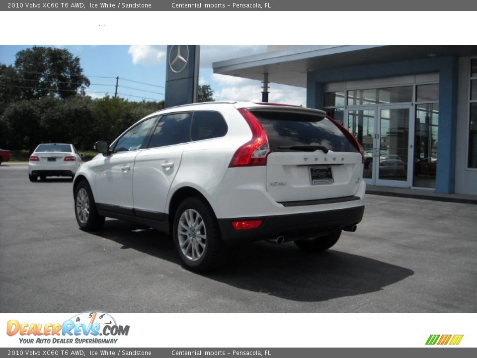 2010 Volvo XC60 T6 AWD Ice White / Sandstone Photo #3