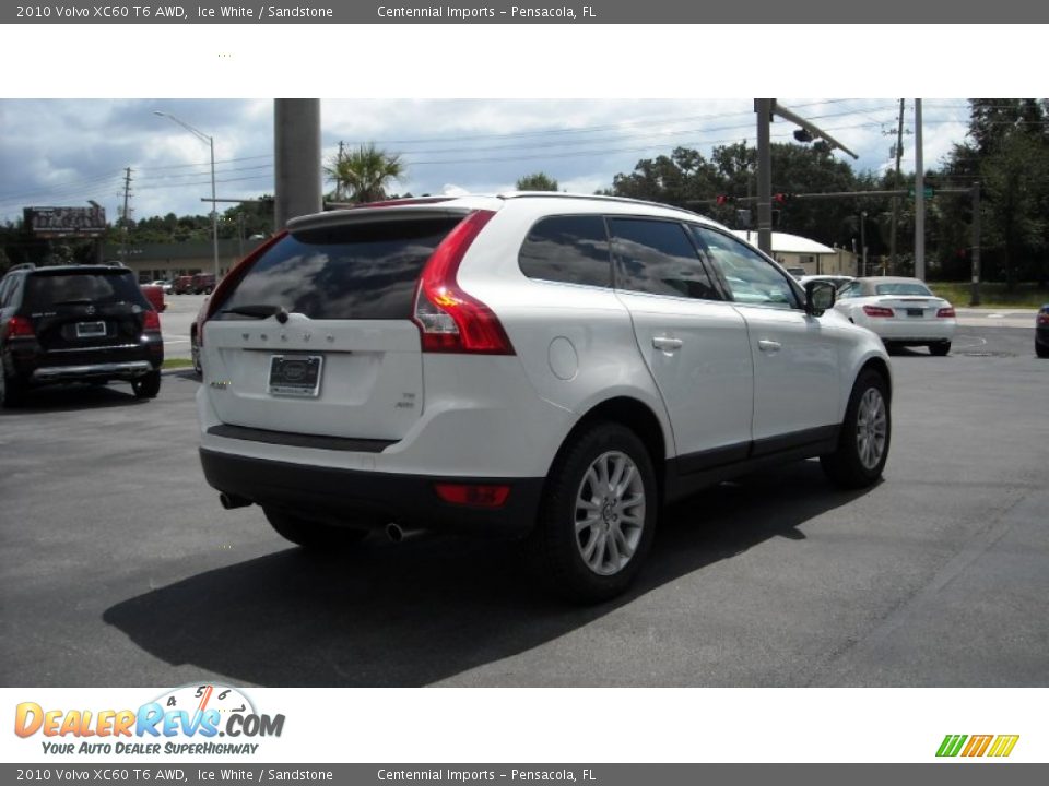 2010 Volvo XC60 T6 AWD Ice White / Sandstone Photo #5