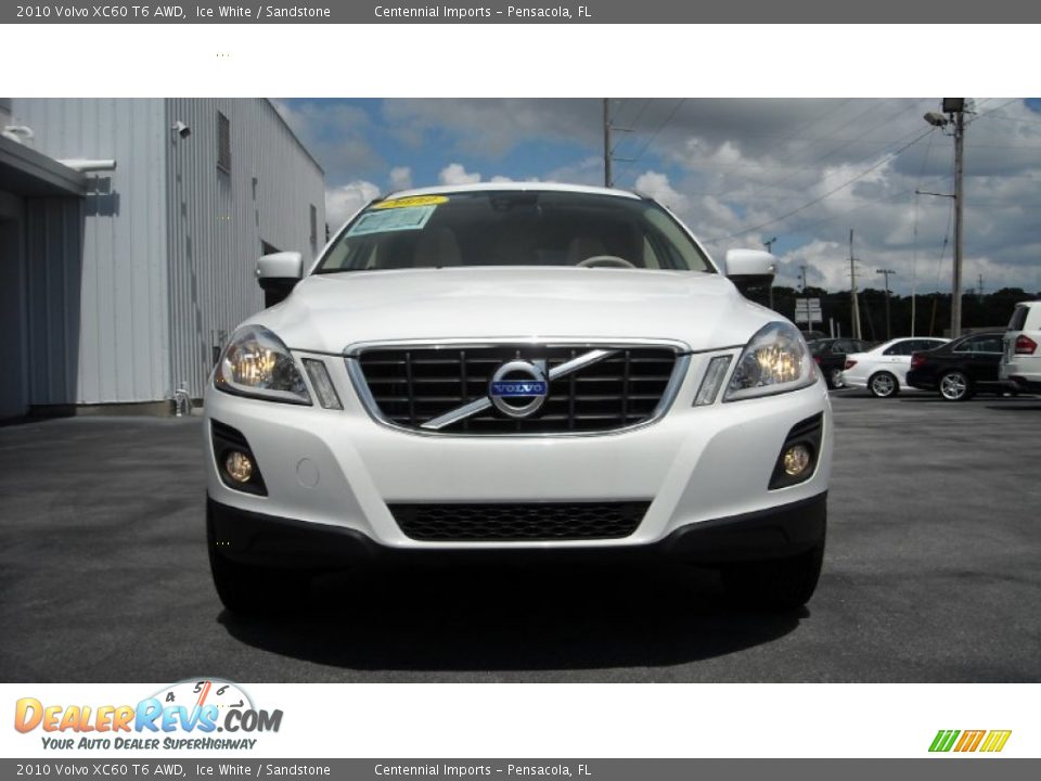 2010 Volvo XC60 T6 AWD Ice White / Sandstone Photo #8